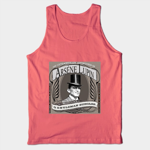 Arsene Lupin, Gentleman Burglar Tank Top by ClassicTales